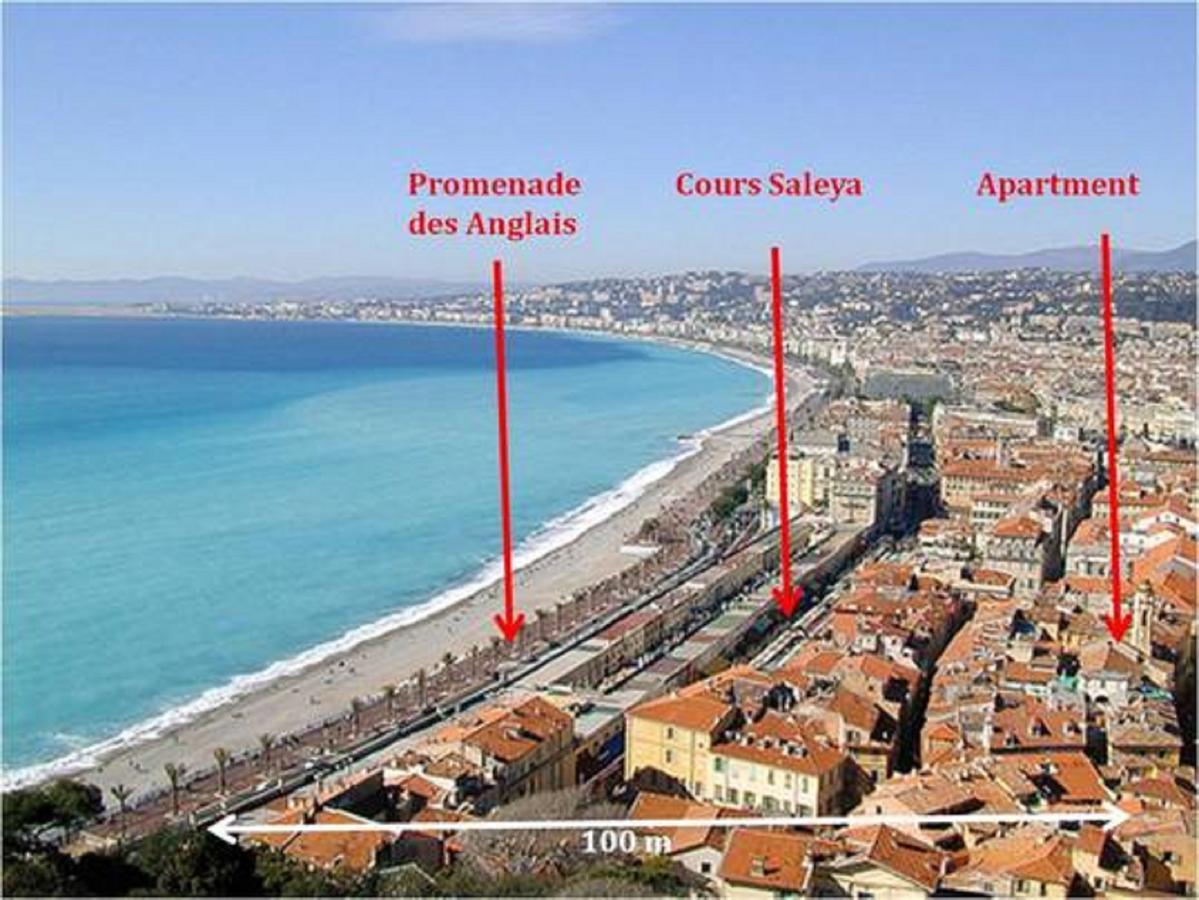 Apartament Le Colonna - Grand Studio En Duplex, Refait A Neuf, Vieux-Nice Old Town Zewnętrze zdjęcie